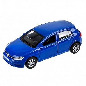 Металлическая инерционная машина - Golf Хэтчбек, цвет синий, 12 см (Технопарк, GOLF-BU)