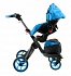 Многофункциональная прогулочная коляска-трансформер для кукол 12 в 1 Buggy Boom Aurora 9005, синяя  - миниатюра №4