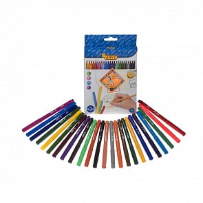 Набор фломастеров 24 цвета, в коробке с европодвесом (Jovi, 1624B)