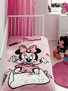 Плед Baby Minnie Scribble 0-3 лет (Tac, 7010-71017720)