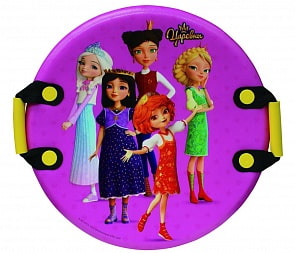 Круглая ледянка с плотными ручками - Царевны, 54 см (1toy, Т16731)