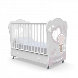 Детская кровать Nuovita Stanzione Cute Bear swing белый (Nuovita, NUO-CUB_227) - миниатюра