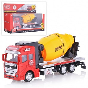 Бетономешалка металлическая 19 см, подвижные элементы, инерционная (Технопарк, 2211-R2)