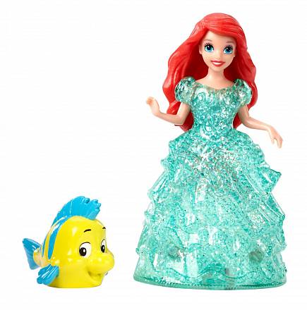 Кукла на колесиках из серии Disney Princess - Ариэль и Флаундер 