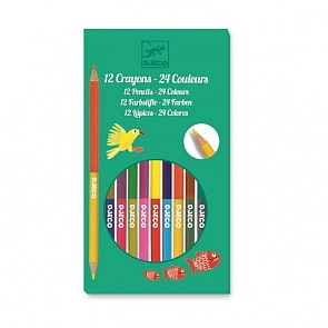 Набор для рисования - 12 двухсторонних карандашей (Djeco, 09758k)