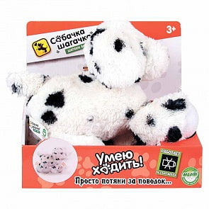 Мягкая игрушка Собачка-шагачка - Далматин, 25 см.