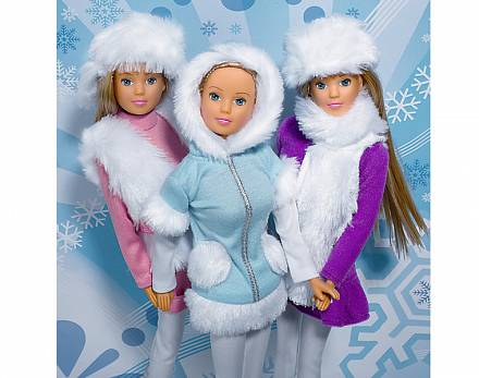 Кукла Штеффи в зимней одежде 