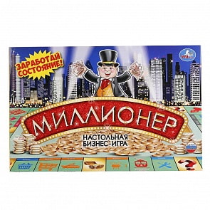 Настольная бизнес-игра Умные игры – Миллионер (Умка, 4690590123010)