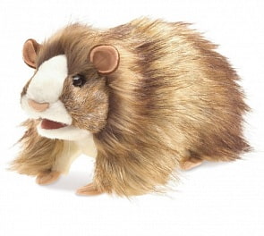 Мягкая игрушка на руку - Морская свинка, 25 см. (Folkmanis, 3070)