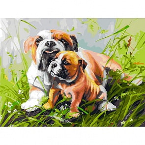 Живопись на холсте Гордая мамаша, 30 х 40 см (Белоснежка, 346-AS)