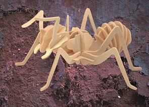 Модель деревянная сборная - Муравей (Wooden Toys, E002)