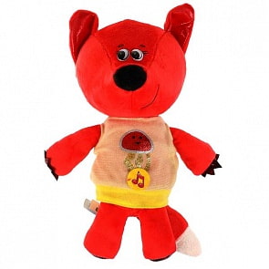 Игрушка мягкая Лисичка в платье с медузой 20 см Ми-ми-мишки озвученная (Мульти-Пульти, V62143-20-1)