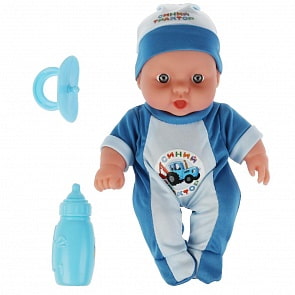 Пупс Синий Трактор 20 см аксессуары (Карапуз, SM20-BT-BLUE-RU)