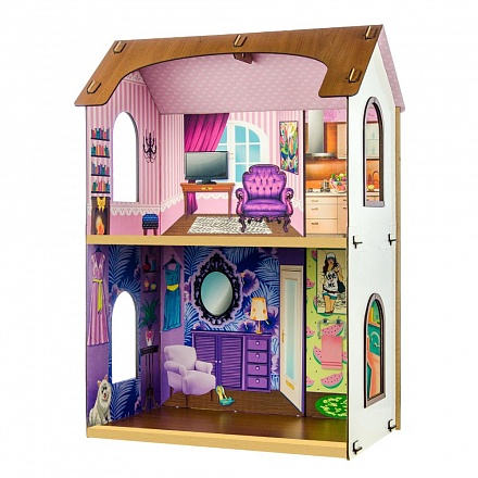 Конструктор - Кукольный домик – Жаклин, высота 70 см  