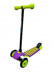 Трехколесный самокат Glider de luxe mini New purple+kiwi Y-Bike, 4382RT