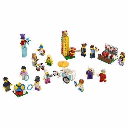 Конструктор Lego Город - Комплект минифигурок Весёлая ярмарка 