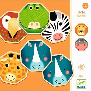 Настольная игра Мемо-мордочки (Djeco, 01648)