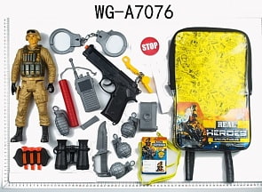 Набор игровой военный в рюкзачке (Junfa Toys, 88781)