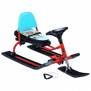 Снегокат 124 Comfort Baby Friends - Бим со складной спинкой (Барс, 7616)