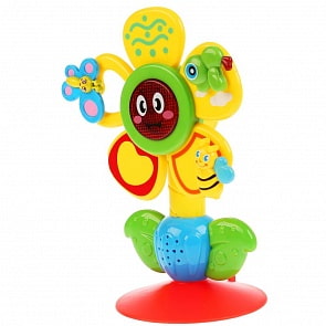 Музыкальный цветок, песни на стихи А. Барто, свет и звук, 20 песен, потешек и звуков (Умка, WD3696-R2)