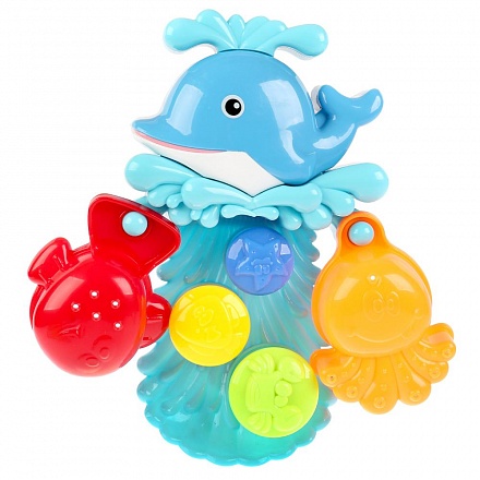 Развивающая игрушка для купания на присоске - Дельфинчик 