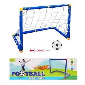 Набор Футболиста: ворота, мяч, насос с иглой (Shantou, 9677)