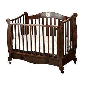 Кровать детская Красная Звезда С 749 Валерия накладка №22 Мишка на облаке, шоколад (Красная Звезда, КЗ-С 749_шоколад)