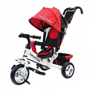 Велосипед 3-х колесный - Lexus Trike, красно-белый, с колесами EVA диаметром 25 и 20 см (Lexus Trike, 950-108-RED+WHITEsim)
