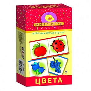 Игра настольная-мини "Цвета" (Дрофа, 1161)