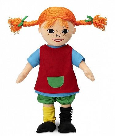Кукла мягконабивная Пеппи Длинный чулок, 40 см 