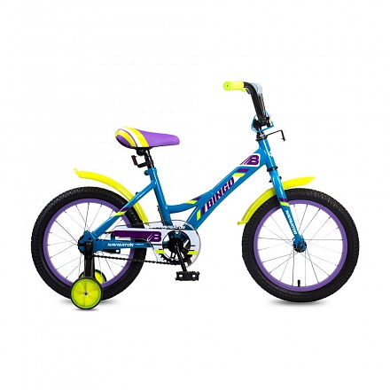 Детский велосипед - Bingo, колеса 16 дюйм, синий 