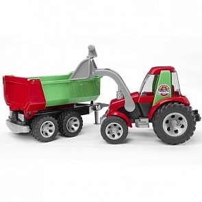 Трактор Bruder с прицепом и ковшом, Roadmax (BRUDER, 20-116)