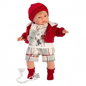 Интерактивная кукла - Саша, 38 см, со звуком (Llorens Juan, L 38555)