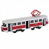 Трамвай металлический инерционный, 16,5 см   - миниатюра №3