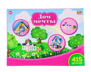 Конструктор Кид Блок - Дом мечты, 415 предметов (ABtoys, PT-00757)