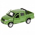 Пикап Uaz Pickup, зеленый, 12 см, открываются двери, инерционный механизм  - миниатюра №2