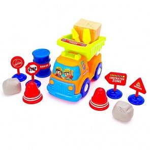 Конструктор-скрутка - Самосвал, 12 предметов (Shantou, 200226335) (ассортимент)