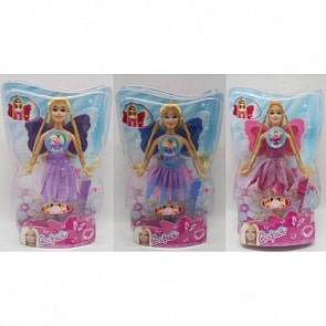 Кукла – Фея со светящимися крыльями. София, 29 см. 3 расцветки (Карапуз, 64220-S-KBsim)