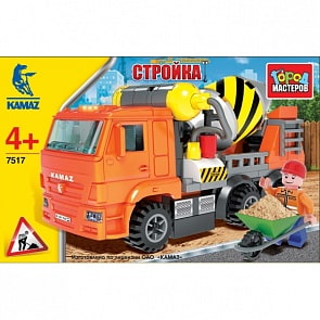 Конструктор - Камаз: Бетономешалка (Город мастеров, KK-7517-Rsim)