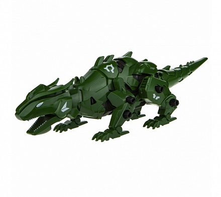 Сборная модель RoboLife - Робо-ящер, зеленый, 46 деталей 