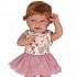 Кукла-малышка  Саманта в розовом 40 см мягконабивная  - миниатюра №10