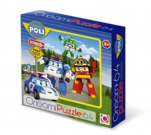 Паззл Robocar Poli 64 элемента  (Origami, 05886or)