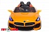 Электромобиль BMW спорт YBG5758, оранжевый, свет и звук  - миниатюра №2
