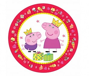 Тарелка – Пеппа, 18 см, 6 штук (Procos, 1502-2879)