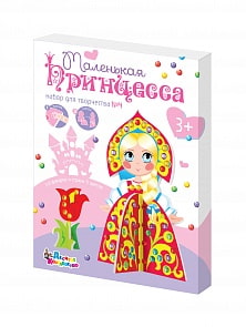 Набор для творчества из страз - Принцесса 3D, набор № 4 (Десятое королевство, 01705ДК)