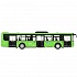 Модель Автобус ЛИАЗ-5292 18 см двери открываются зеленая инерционная металлическая  - миниатюра №2