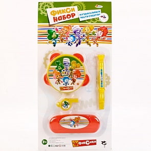 Набор музыкальных инструментов из серии Фиксики, на блистере (Играем Вместе, 1405M481-R1sim)