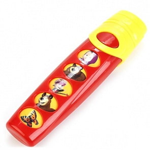 Волшебный фонарик - Маша и Медведь на батарейках свет и звук (Умка, 811-5-BLCsim)