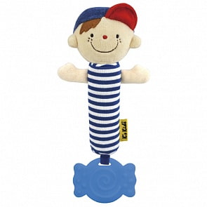 Погремушка-пищалка с прорезывателем Вэйн (Baby care, KBA16266)