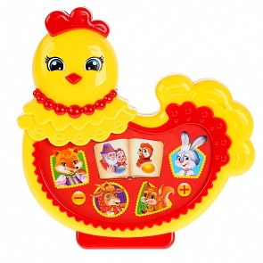 Развивающий мультиплеер Курочка-Ряба, свет и звук, на блистере (Умка, HT775)